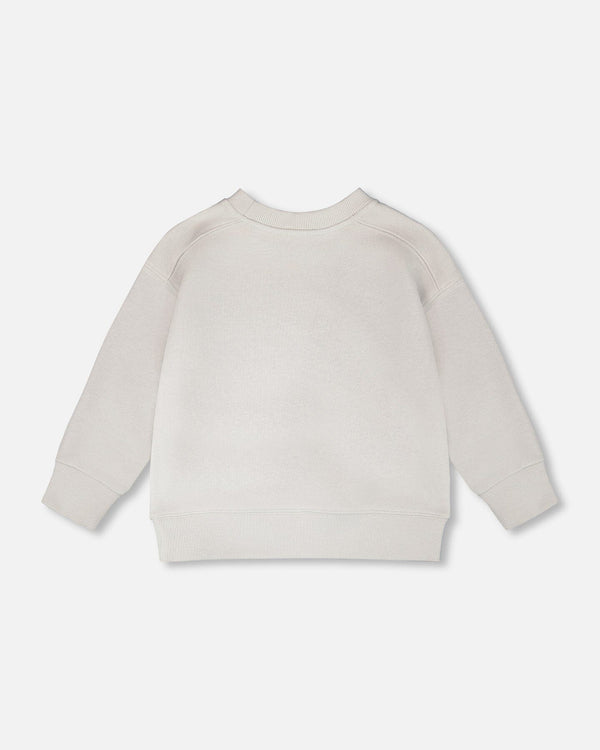 French Terry Sweatshirt Pale Grey - H30U30_01530