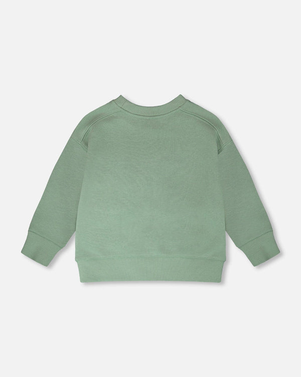 French Terry Sweatshirt Pale Green - H30U30_03350