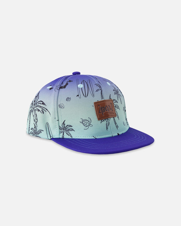 Cap Blue Beach Print - H30VBC_3H157