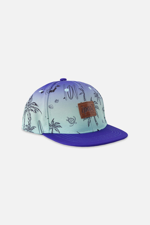 Cap Blue Beach Print - H30VBC_3H157