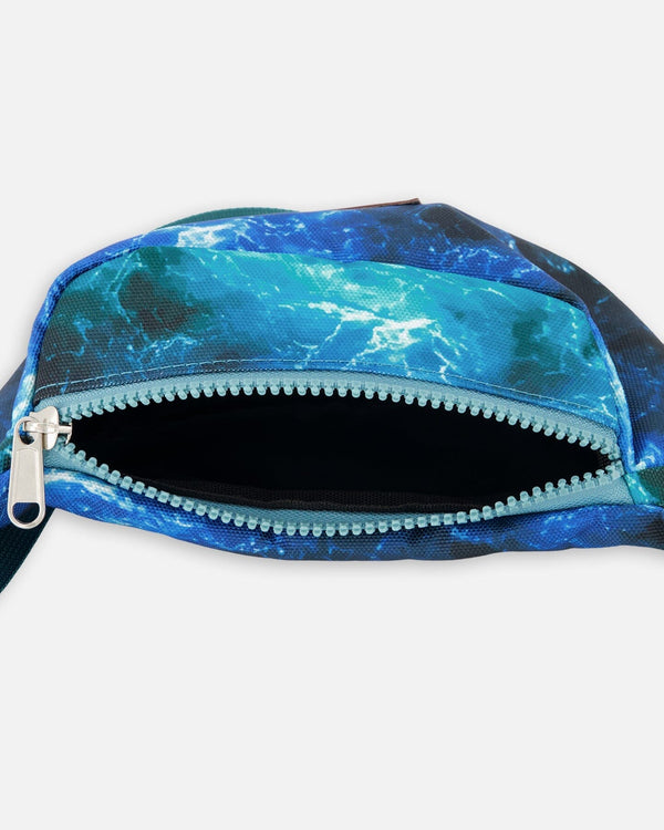 Fanny Pack Blue Wave Print - H30VF_3H165
