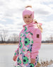 Stretch Jersey Hat Pink With Pompom - H30W20_06240