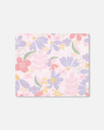 Stretch Jersey Neck Tube Pink Flower Print - H30W21_3H004