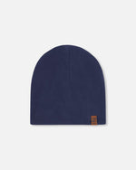 Stretch Jersey Beanie Navy Blue - H30W22_04790