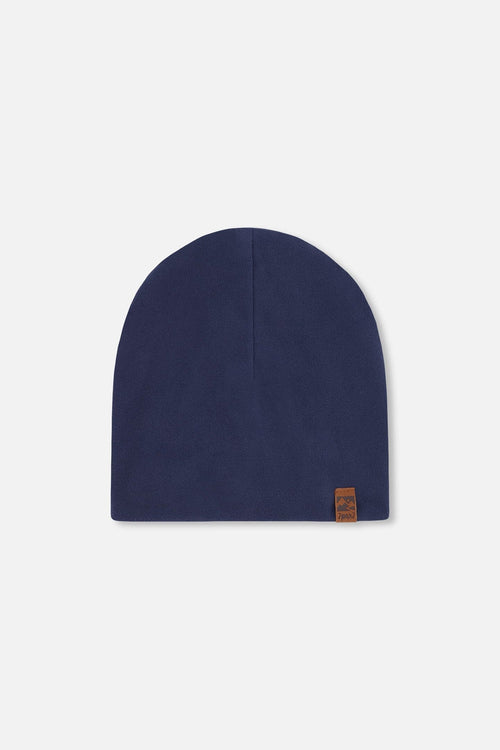 Stretch Jersey Beanie Navy Blue - H30W22_04790
