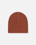 Stretch Jersey Beanie Brown - H30W22_08480