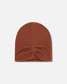 Stretch Jersey Beanie Brown - H30W22_08480