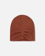Stretch Jersey Beanie Brown - H30W22_08480