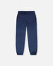 Splash Pants In Recycled Polyester Navy Blue - H30W35_04790