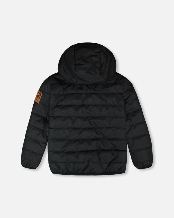 Quilted Mid-Season Jacket Black - H30W44_09990
