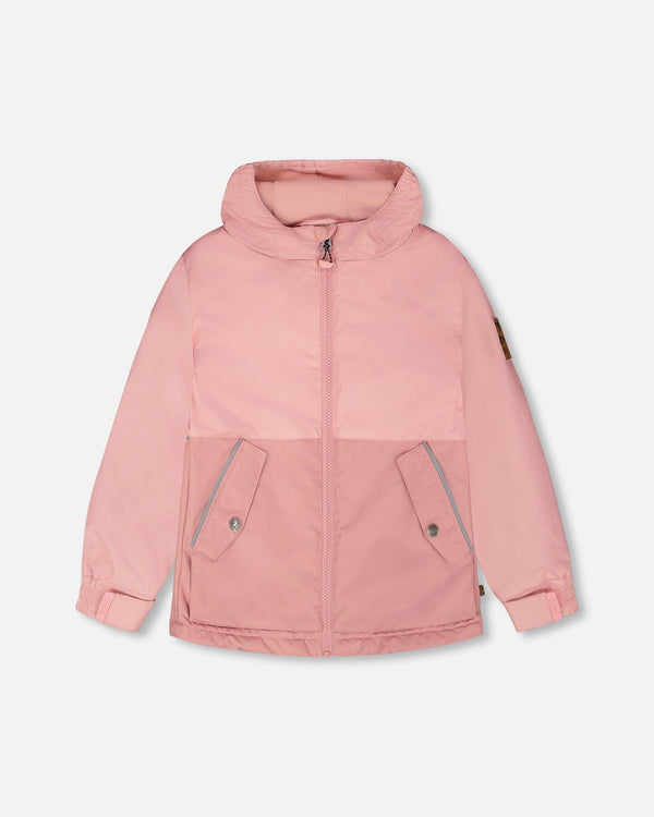 Mid-Season Jacket In Recycled Polyester Light Pink - H30W47_06003