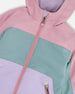 Two-Piece Mid-Season Outerwear Set Mauve Colorblock - H30W52_06004