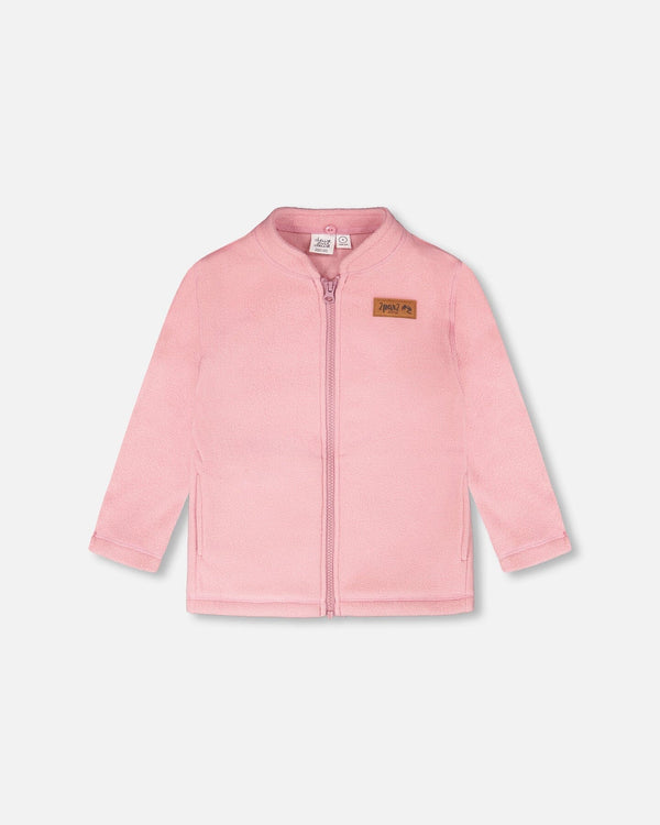 3-In-1 Two-Piece Mid-Season Outerwear Set Pink With Printed Butterflies - H30W53_3H007