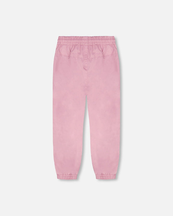 3-In-1 Two-Piece Mid-Season Outerwear Set Pink With Printed Butterflies - H30W53_3H007