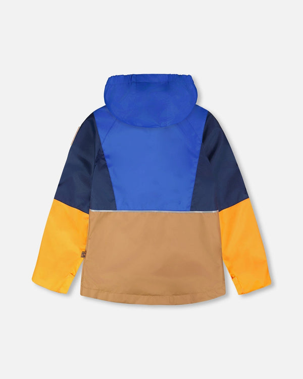 3-In-1 Two-Piece Mid-Season Outerwear Set Blue Colorblock - H30W56_04690