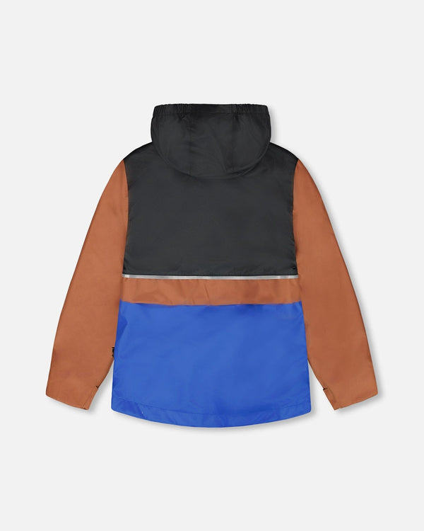 3-In-1 Two-Piece Mid-Season Outerwear Set Black And Brown - H30W57_09990