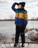Two-Piece Mid-Season Outerwear Set Green, Yellow And Blue - H30W59_03930