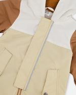 Baby Mid-Season One-Piece Outerwear With Hat Beige - H30W65_01850