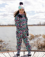 Kids Mid-Season One-Piece Outerwear Black Animal Print - H30W70_3H010