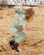 Rain One-Piece In Polyurethane Green Frog Print - H30W72_3H022