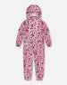 Rain One-Piece In Polyurethane Pink Heart Print - H30W72_3H024