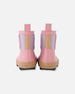 Short Rain Boots In Natural Rubber Lavender - H30WB11_05002