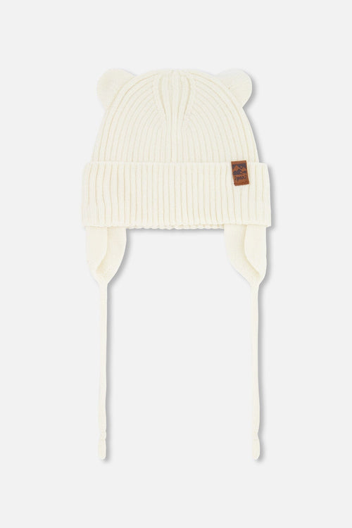 Baby Knit Hat Off White - H30WT23_01380