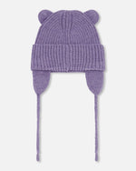 Baby Knit Hat Lavender - H30WT23_05002