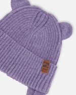 Baby Knit Hat Lavender - H30WT23_05002