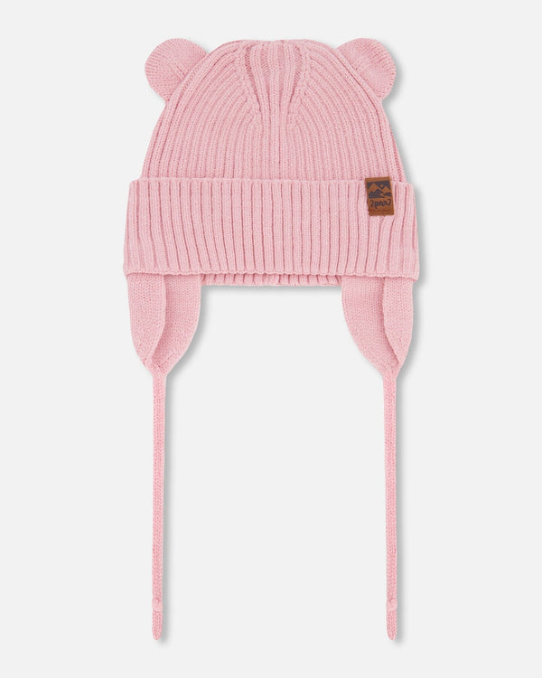 Baby Knit Hat Pale Pink - H30WT23_06003