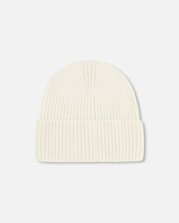 Knit Hat Off White - H30WT24_01380