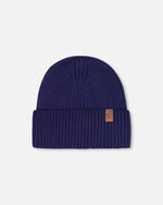 Knit Hat Navy Blue - H30WT24_04790
