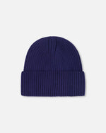 Knit Hat Navy Blue - H30WT24_04790