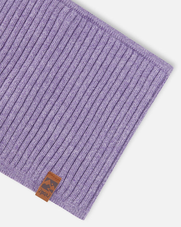 Knit Neckwarmer Lavender - H30WT27_05002