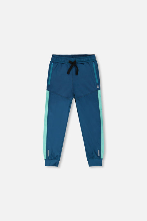 Athletic Pants In Recycled Polyester Teal - H30XB20_09790