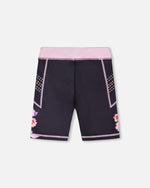 Athletic Biker Shorts In Recycled Polyester Black - H30XG27_09990