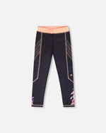 Athletic Leggings In Recycled Polyester Black - H30XG60_09990