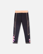 Athletic Leggings In Recycled Polyester Black - H30XG60_09990