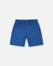 Parachute Shorts With Patch Pockets Dark Blue - H30YB26_04580