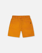 Parachute Shorts With Patch Pockets Burnt Orange - H30YB26_08450