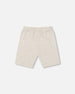 Organic Cotton Jersey Shorts Heather Grey Pants & Shorts Deux par Deux