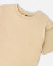 Organic Cotton Jersey T-Shirt Solid Beige Tees & Tops Deux par Deux