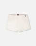 Stretch Twill Skort White - H30YG27_01000