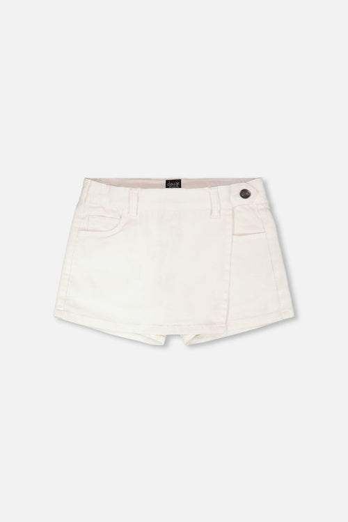 Stretch Twill Skort White - H30YG27_01000