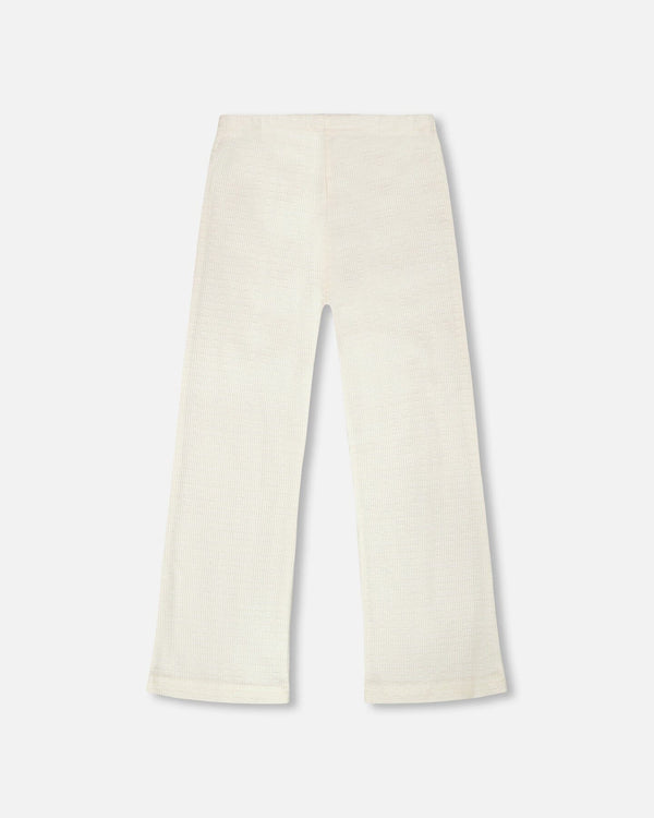 Crinkle Jersey Leggings Off White - H30YG60_01010