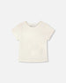 Crinkle Jersey T-Shirt Off White - H30YG70_01010