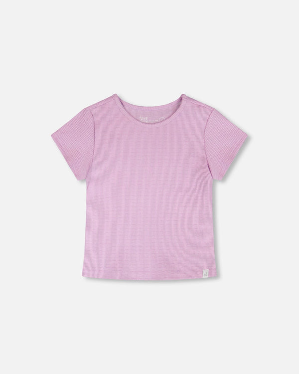 Crinkle Jersey T-Shirt Lilac - H30YG70_05840