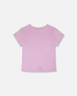 Crinkle Jersey T-Shirt Lilac - H30YG70_05840