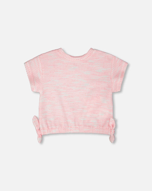 Jacquard Knit T-Shirt Multicolored - H30YG74_3H133