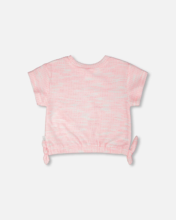 Jacquard Knit T-Shirt Multicolored - H30YG74_3H133